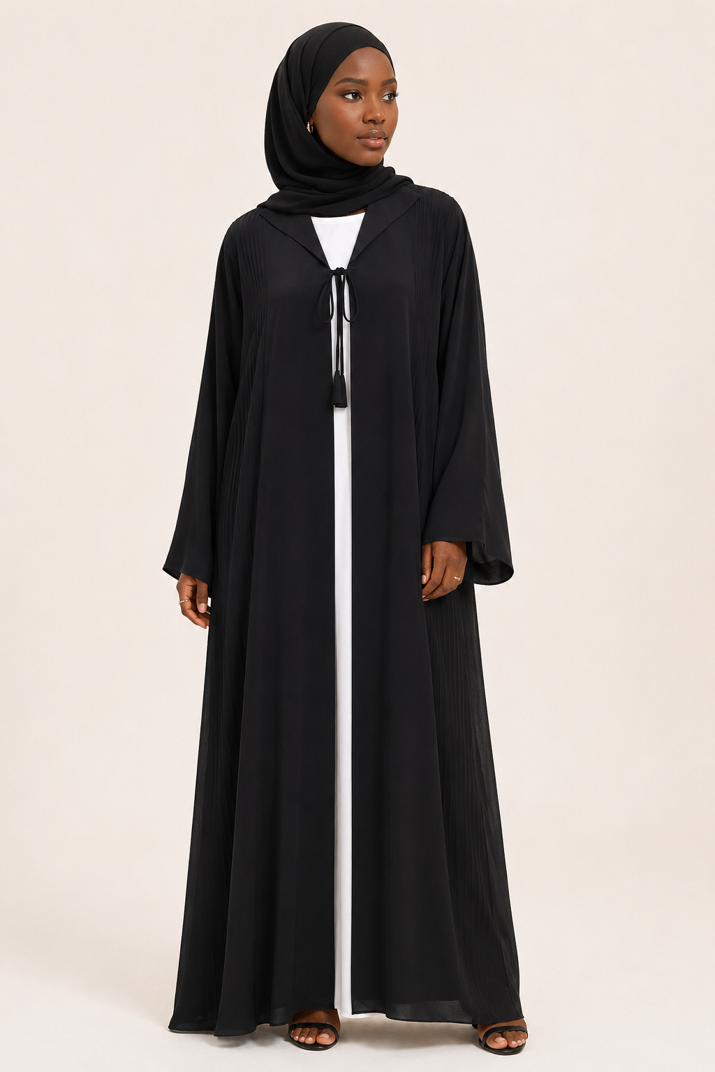 SIS-102 Black Office Abaya - Image 3