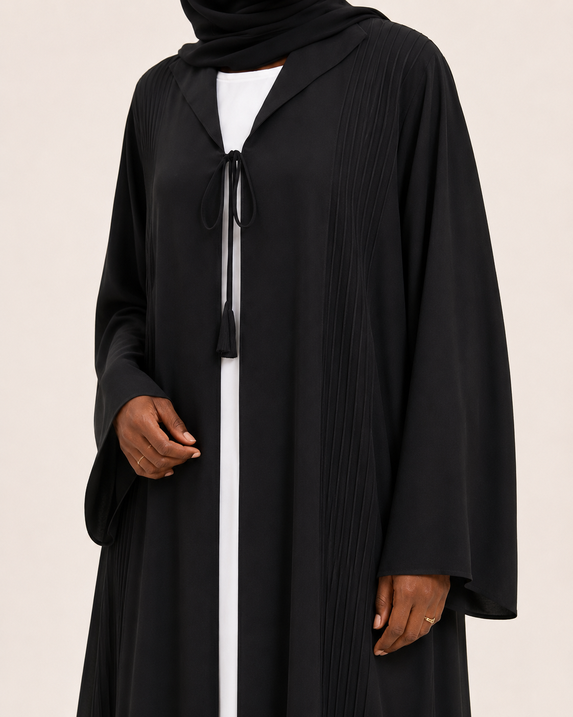 SIS-102 Black Office Abaya - Image 4